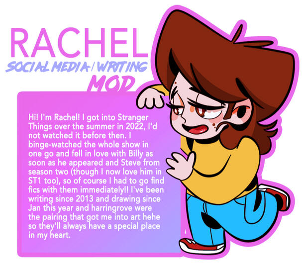 Rachel: Social Media/Beta Writing Mod